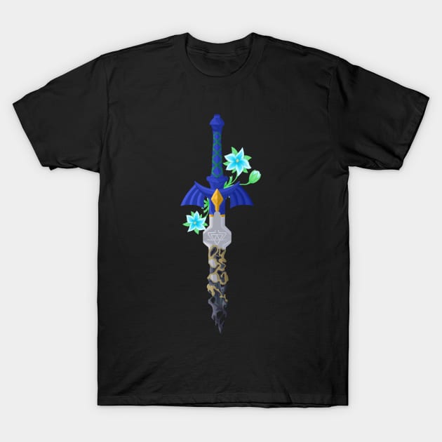 Silent Princess Sword T-Shirt by Punk-Creations